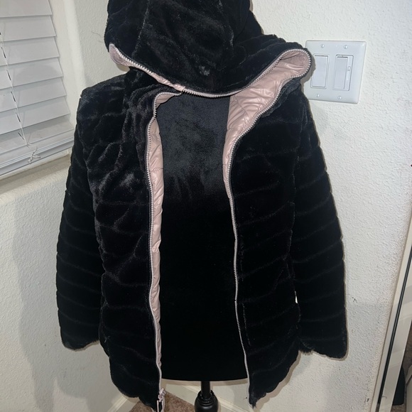 Florencia Jackets & Blazers - Florencia‎ Black Quilted  reversible Jacket